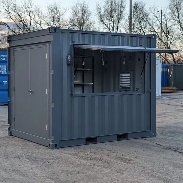 10Ft Customized Container Stylish Pop-Up Bar for sale at Ironyard