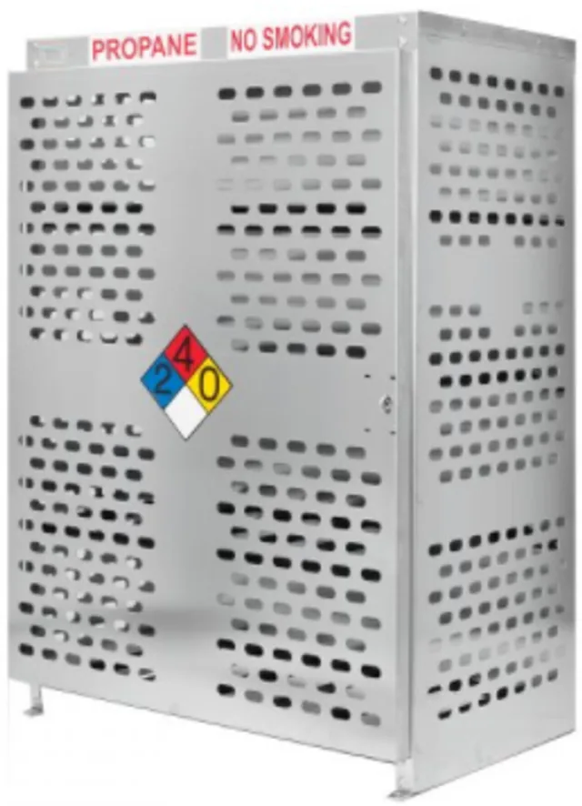 12-Hold Aluminum 33.5# Forklift Cage