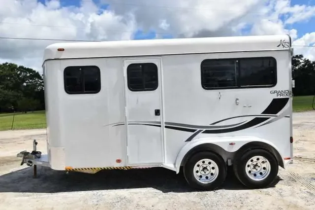 2002 Kiefer Built 2 Horse Bumper Pull for sale at Ironyard