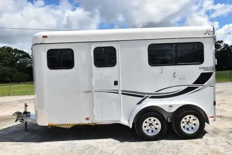 2002 Kiefer Built 2 Horse Bumper Pull for sale at Ironyard