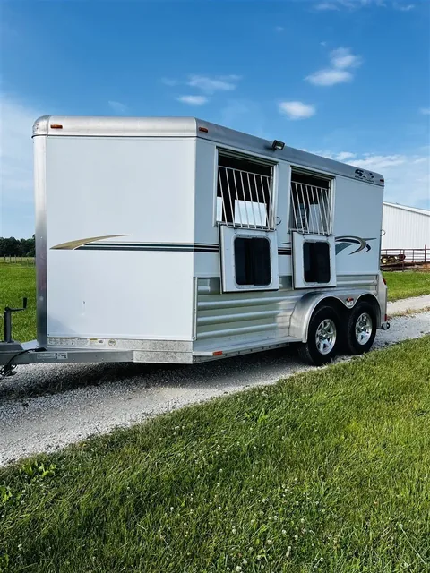 2015 4 Star 2 Horse Slant Load Bumper Pull for sale at Ironyard