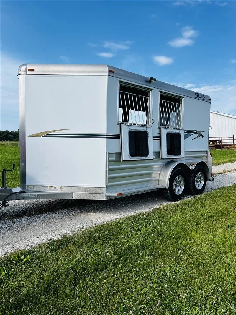 2015 4 Star 2 Horse Slant Load Bumper Pull for sale at Ironyard