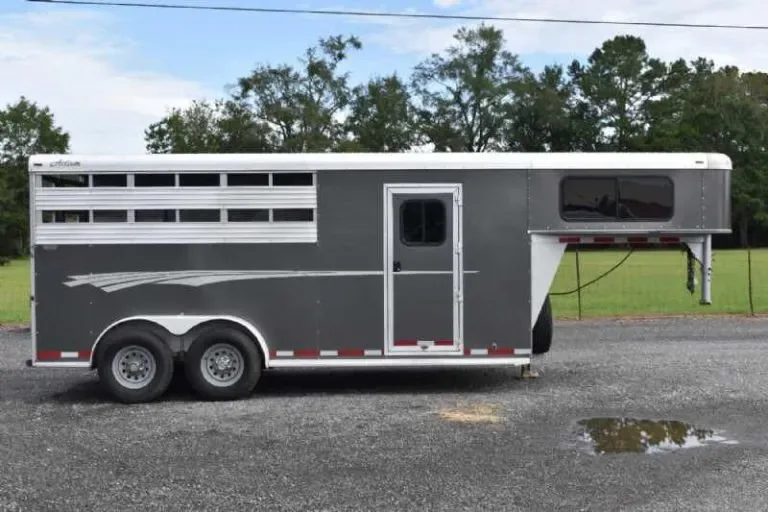 2018 Adam 7304GN 3 Horse Trailer for sale at Ironyard