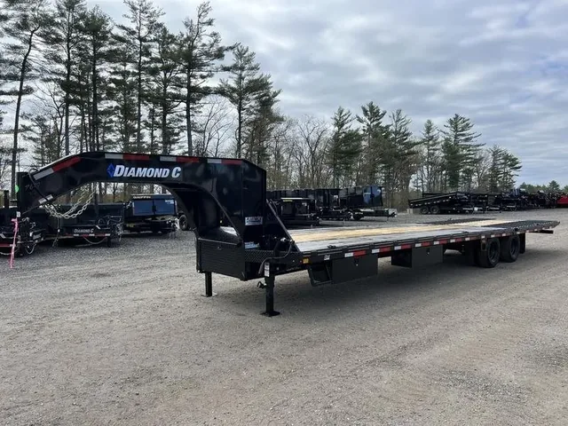 2024 Diamond C 8.5x35 25K Gooseneck Equipment Trailer w/Spare Mount for sale at Ironyard