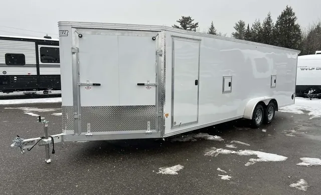 2024 E-Z Hauler 7x24 Aluminum 4-Place Drive In/Out w/Tapered Ramps for sale at Ironyard