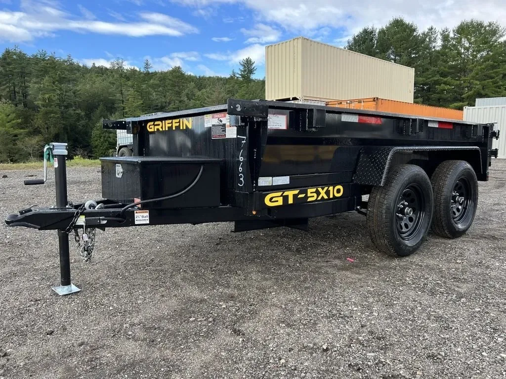 2024 Griffin Trailers 5x10 7K Powder Coated Dump w/Barn Door Gate for sale at Ironyard