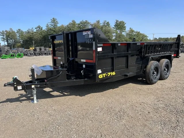 2024 Griffin Trailers 7x16 14K Telescopic Dump Trailer for sale at Ironyard