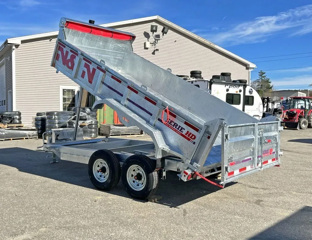 2024 N&N Trailers 7x14 14K Galvanized Hydraulic Dump w/Ramps for sale at Ironyard
