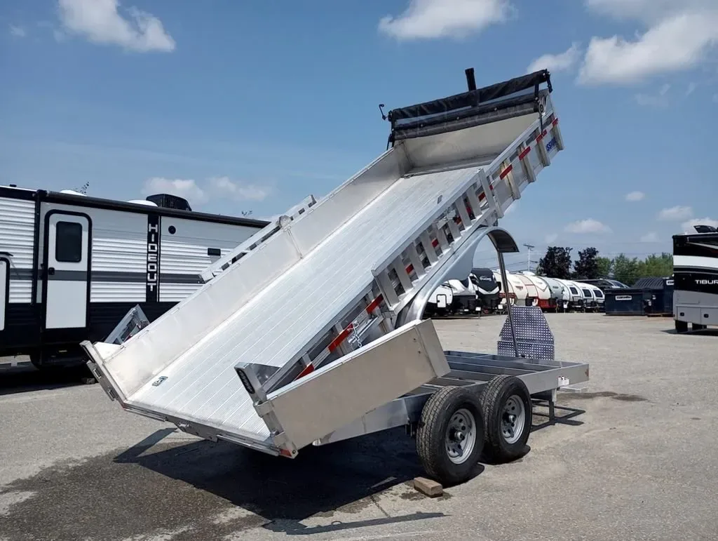 2025 Mission Trailers 7x16 14K Aluminum Hydraulic Dump w/Ramps for sale at Ironyard
