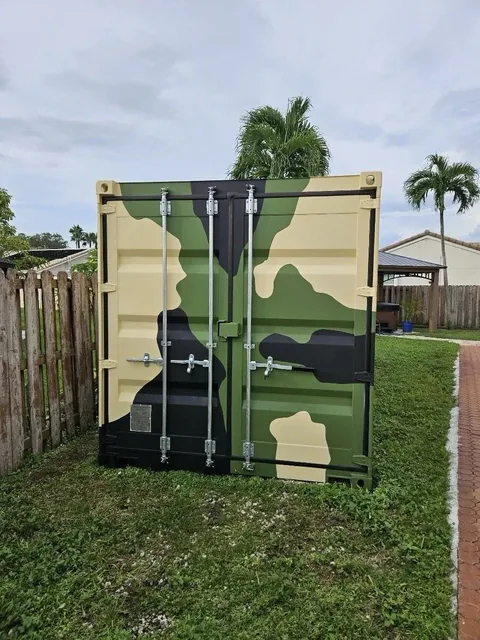 20ft Camouflage Storage Container - Wind & Water Tight for sale at Ironyard
