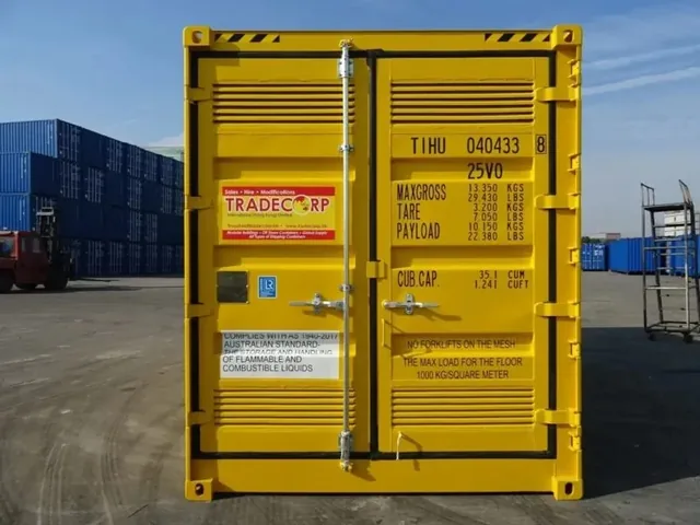 20ft Hazardous Goods Shipping Container for sale at Ironyard
