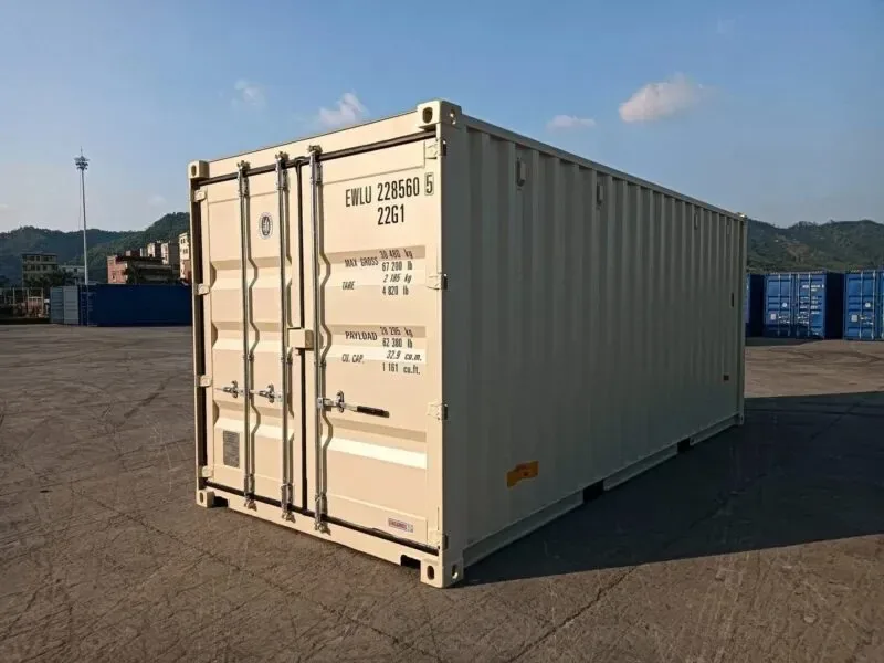 20ft One-Trip Shipping Container - Triple Door / Version B for sale at Ironyard