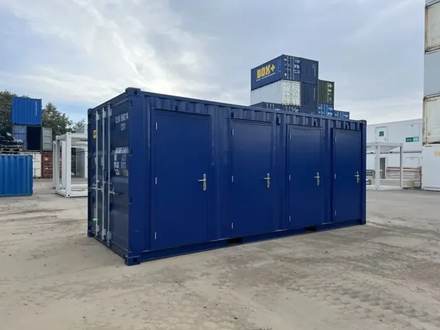 20ft Shipping Container Multi-unit Storage Solution for sale at Ironyard