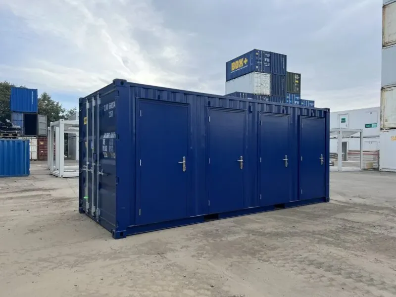 20ft Shipping Container Multi-unit Storage Solution for sale at Ironyard