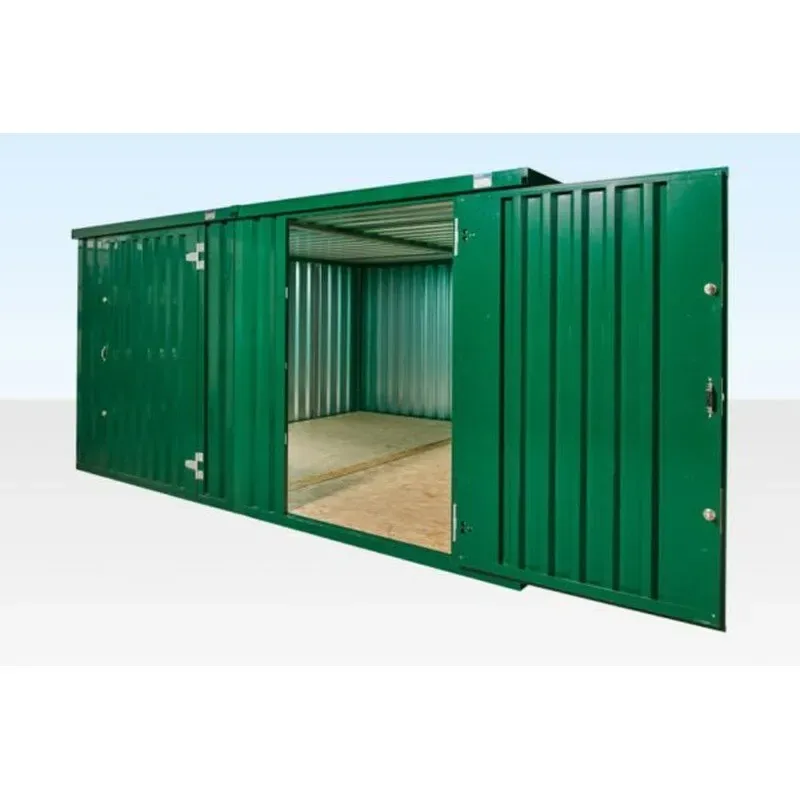 3M X 4.2M Side Linked Flat Pack Container Bundle (Powder Coated) for sale at Ironyard