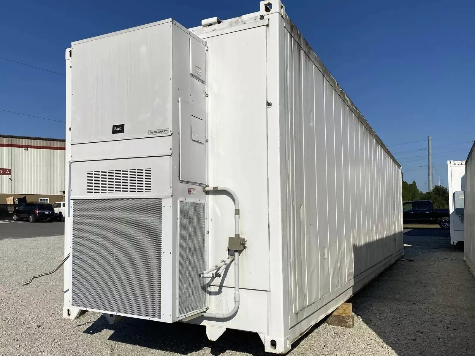 40 Foot High-Cube Insulated Shipping Container with 5 Ton Bard HVAC for sale at Ironyard