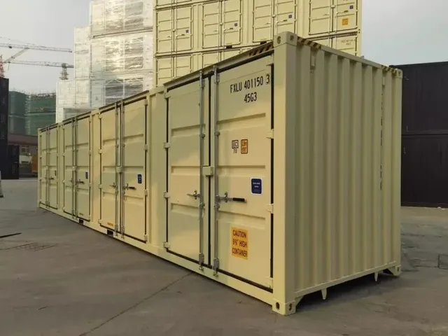 40ft HC Open Side Container with 4 Doors - One Trip for sale at Ironyard