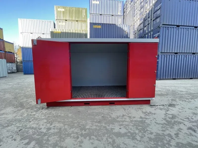 4m x 2m Insulated COSHH Flat Pack Storage Unit for sale at Ironyard