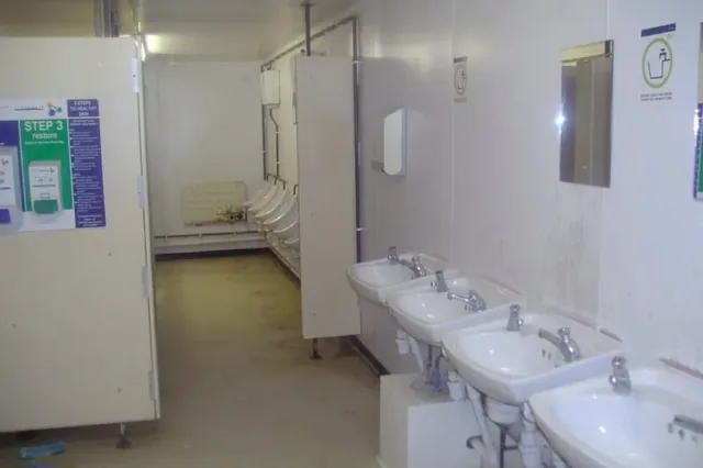 5+1 Steel Toilet Cabin 24Ft x 9Ft - washroom