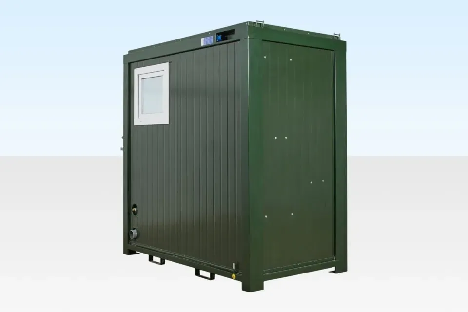 8Ft x 5Ft Mains Toilet/Shower - rear view, washroom
