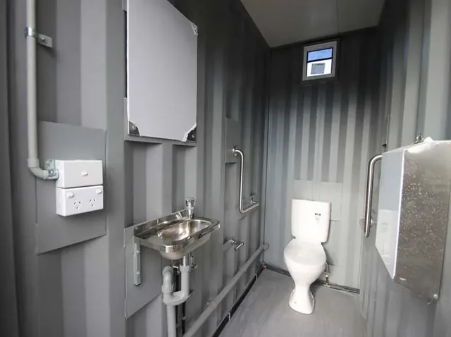 Ablution Blocks - Portable Toilet & Shower Container Units for sale at Ironyard