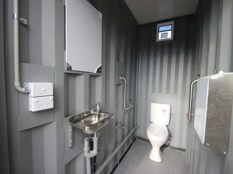 Ablution Blocks - Portable Toilet & Shower Container Units for sale at Ironyard