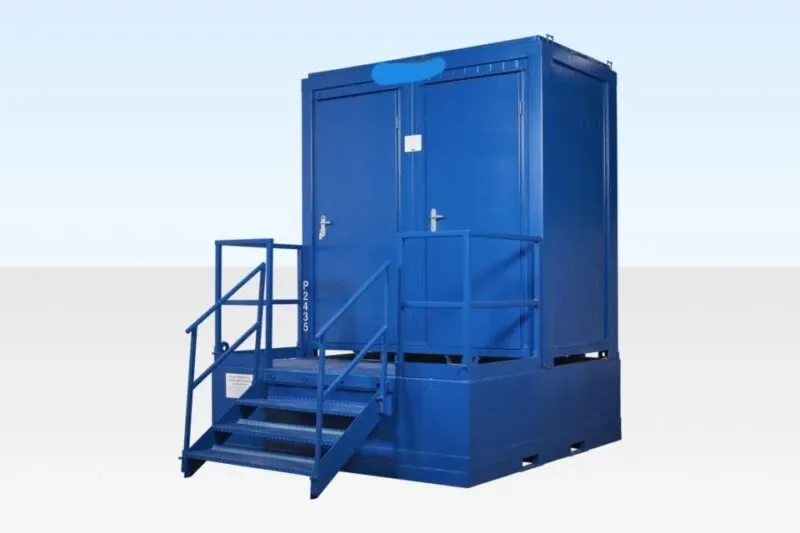 Double Mains Toilet Waste Tank for sale at Ironyard
