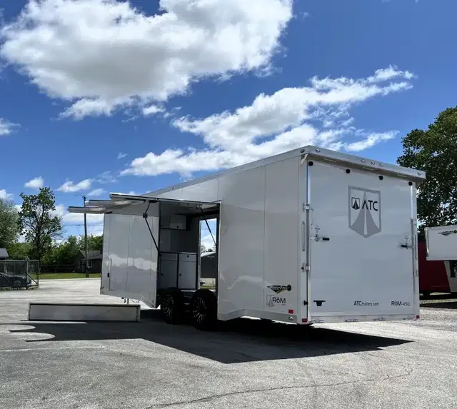 Enclosed ATC Car Trailer 2025 24ft. Aluminum ROM 450 for sale at Ironyard