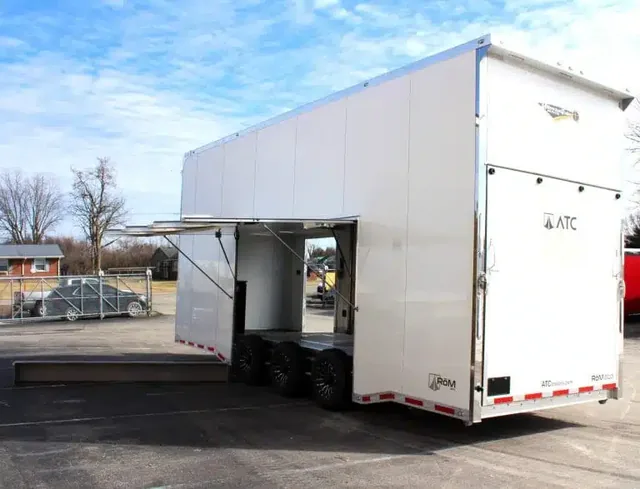 Enclosed ATC Car Trailer 2026 26ft. Aluminum Stacker ROM 800 for sale at Ironyard