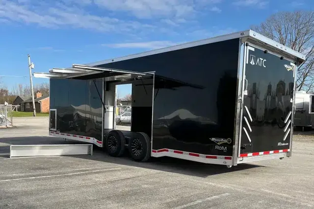 Enclosed ATC Car Trailer 2026 28ft. Aluminum ROM 550 for sale at Ironyard