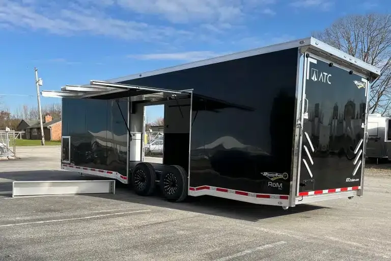 Enclosed ATC Car Trailer 2026 28ft. Aluminum ROM 550 for sale at Ironyard