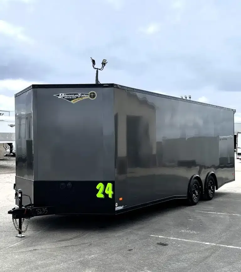 Enclosed Car Hauler 2025 24ft. Blaze w/Finished Interior & Aluminum for sale at Ironyard
