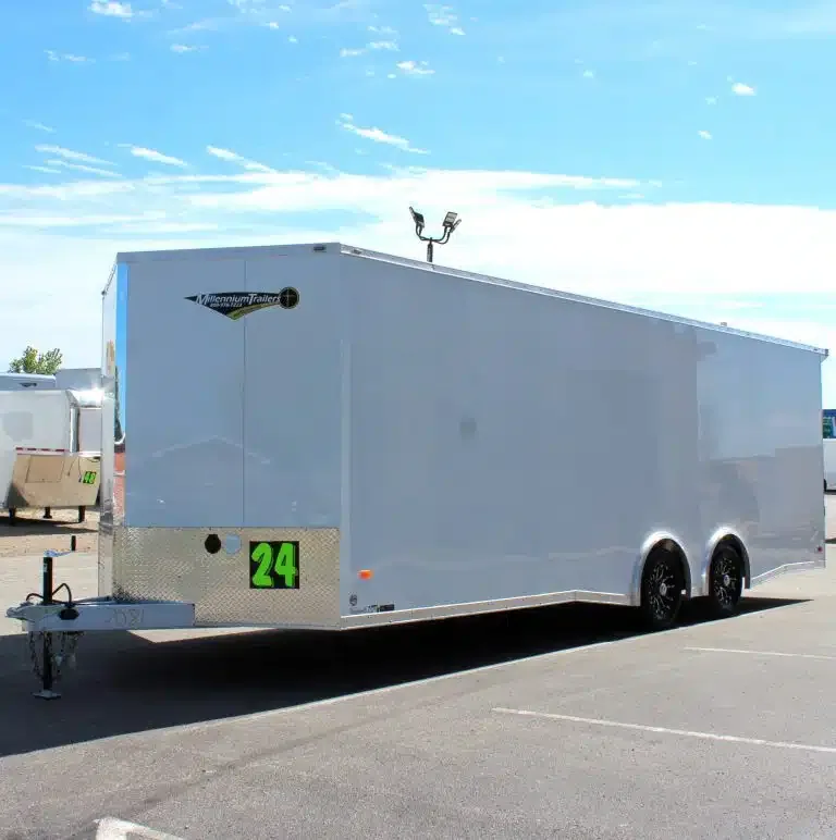 Enclosed Car Hauler 2026 24ft. Aluminum Blaze for sale at Ironyard