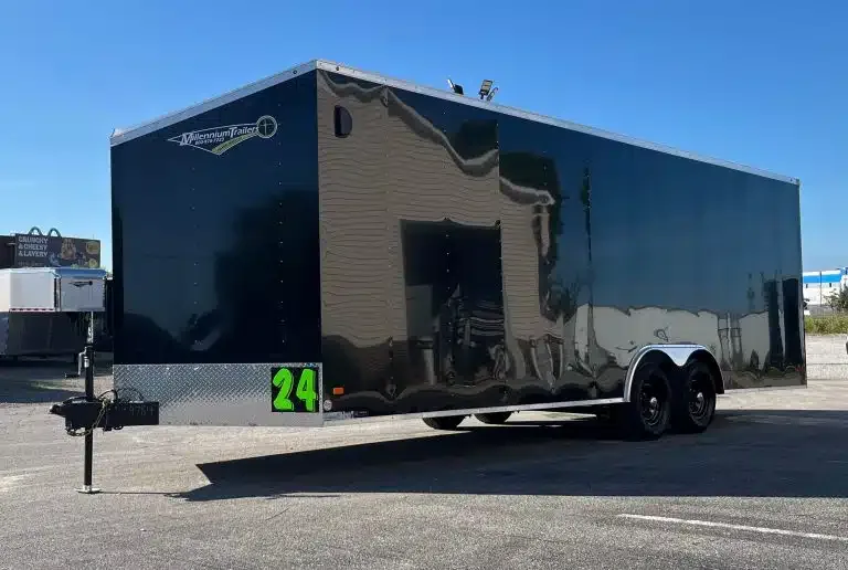 Enclosed Car Hauler 2026 24ft. Hero w/Heavy Duty Ramp Door for sale at Ironyard