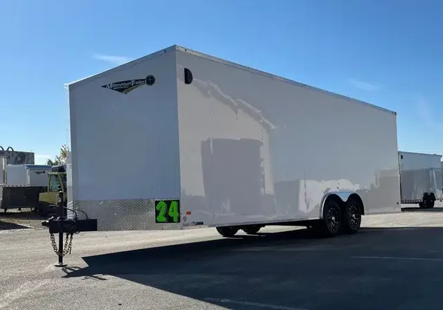 Enclosed Car Hauler 2026 24ft. Hero w/Heavy Duty Ramp Door for sale at Ironyard