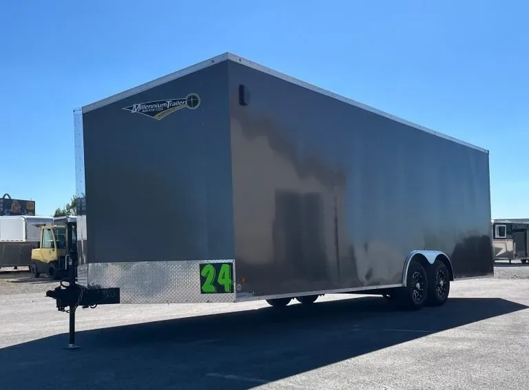 Enclosed Car Hauler 2026 24ft. Hero w/Heavy Duty Ramp Door for sale at Ironyard