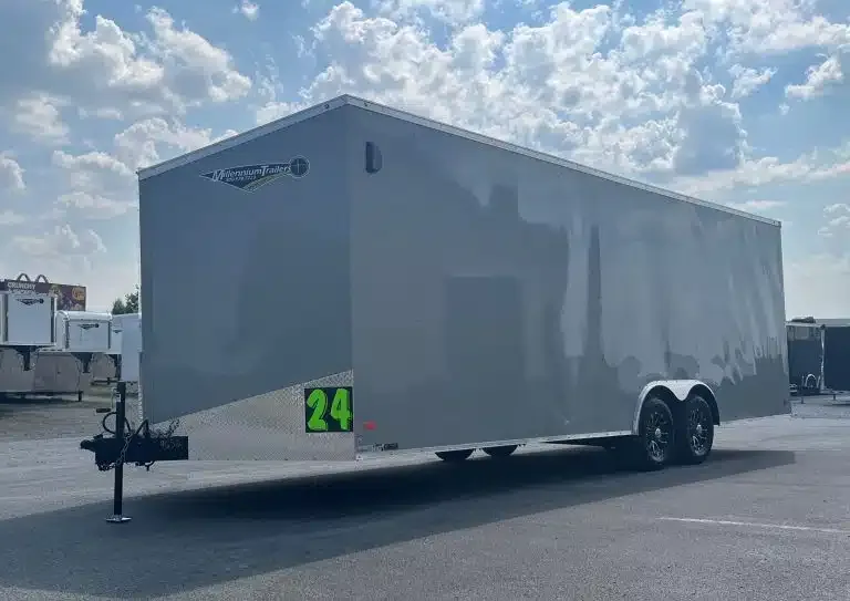Enclosed Car Hauler 2026 24ft. Hero w/Heavy Duty Ramp Door for sale at Ironyard