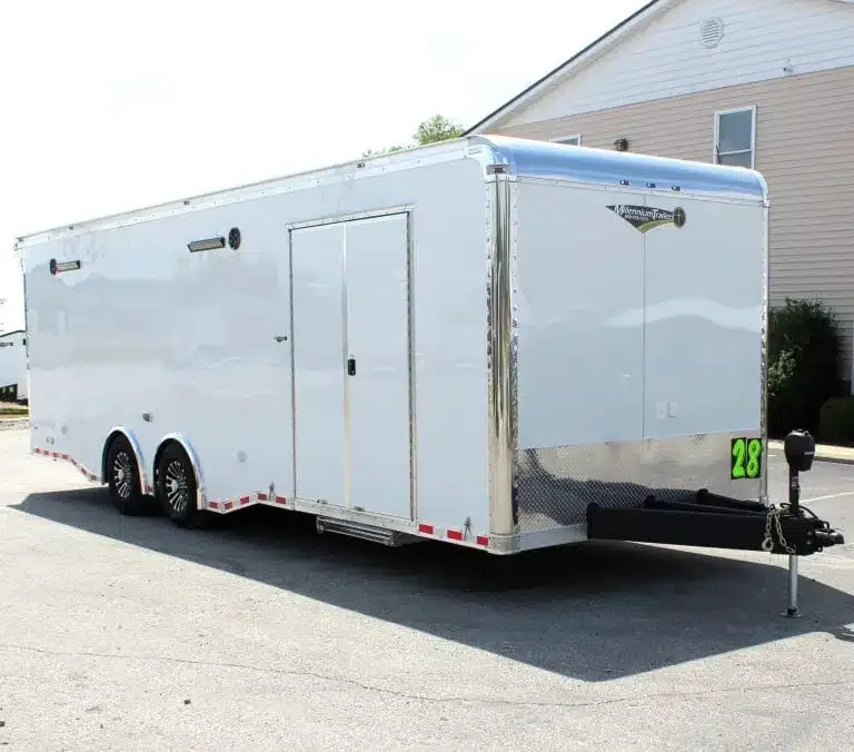 Enclosed Car Trailer 2025 28' Haulmark Edge w/Turbo Package #6830 for sale at Ironyard