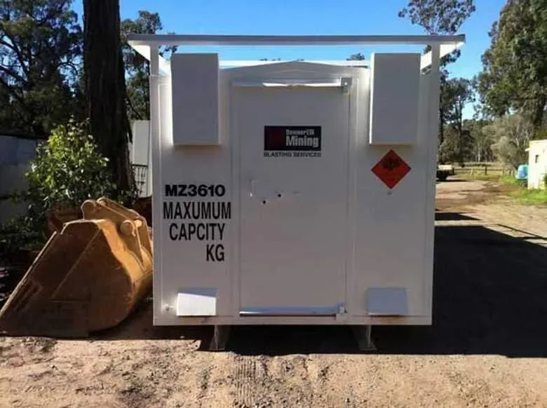 Explosive Storage Magazines - Insulated & Secure Transportable Unit for sale at Ironyard