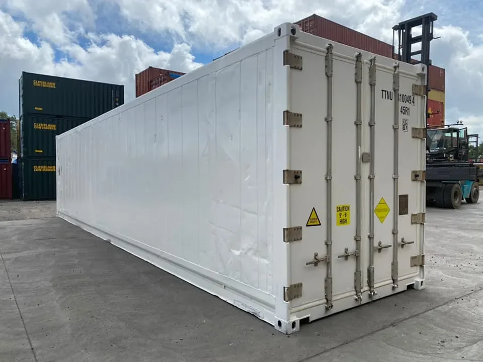 Refurbished High Cube Reefer Containers for sale at Ironyard