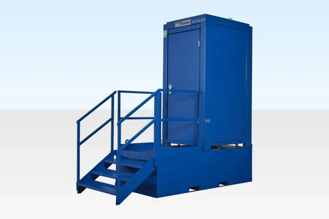 Single Mains Toilet Waste Tank - washroom