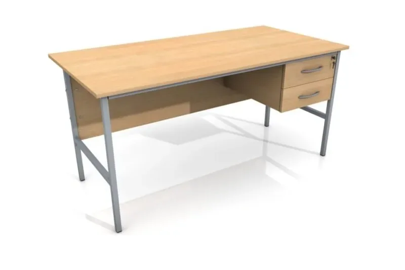 Site Office Single Pedestal Desk (1500m) for sale at Ironyard