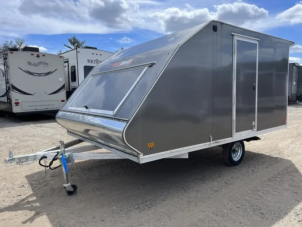 Sno Pro 101x12 Aluminum 2-Place Snowmobile Trailer for sale at Ironyard