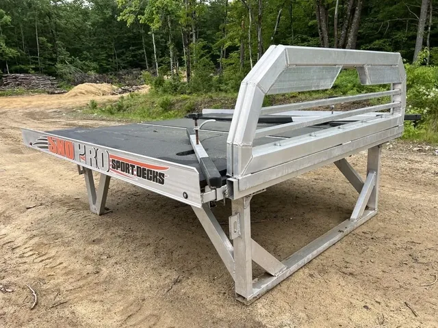 Sno Pro 7ft Aluminum Sled Deck w/Sliding Sides & Telescoping for sale at Ironyard