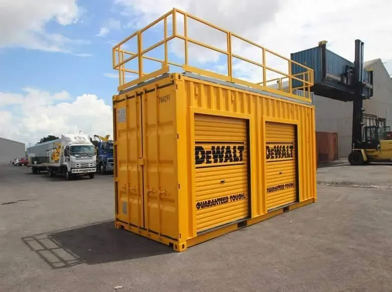 Trade Show Display Containers - Modified Shipping Container Booths for sale at Ironyard