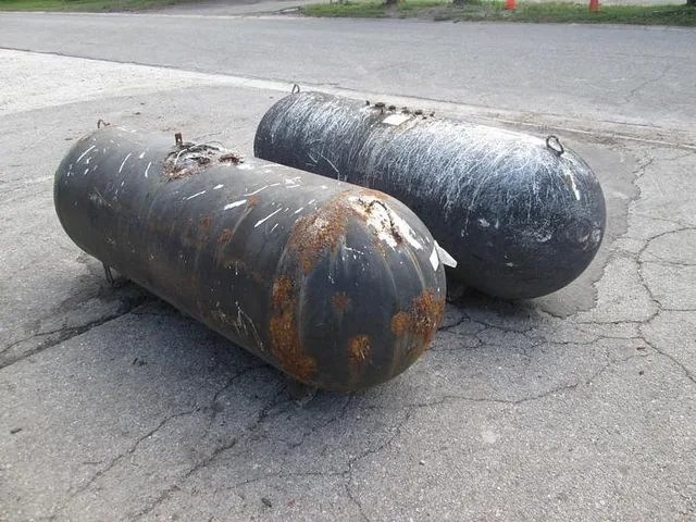 Used 250 Gallon Scrapped Propane Tank