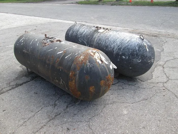 Used 250 Gallon Scrapped Propane Tank